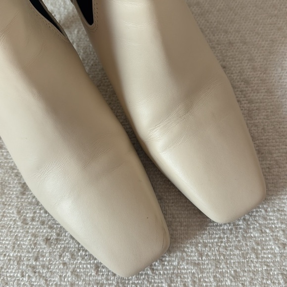 Sam Edelman Lani Ankle Bootie Modern Ivory Leather Size 8 - Picture 3 of 8
